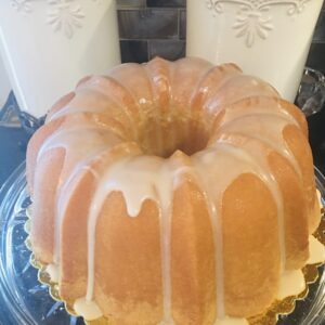 Five Flavor Pound Cake with Five Flavor Glaze