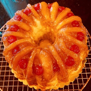 Pineapple Upside Down Pound Cake