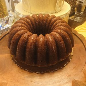 Sweet Potato Pound Cake with Autumn Glaze