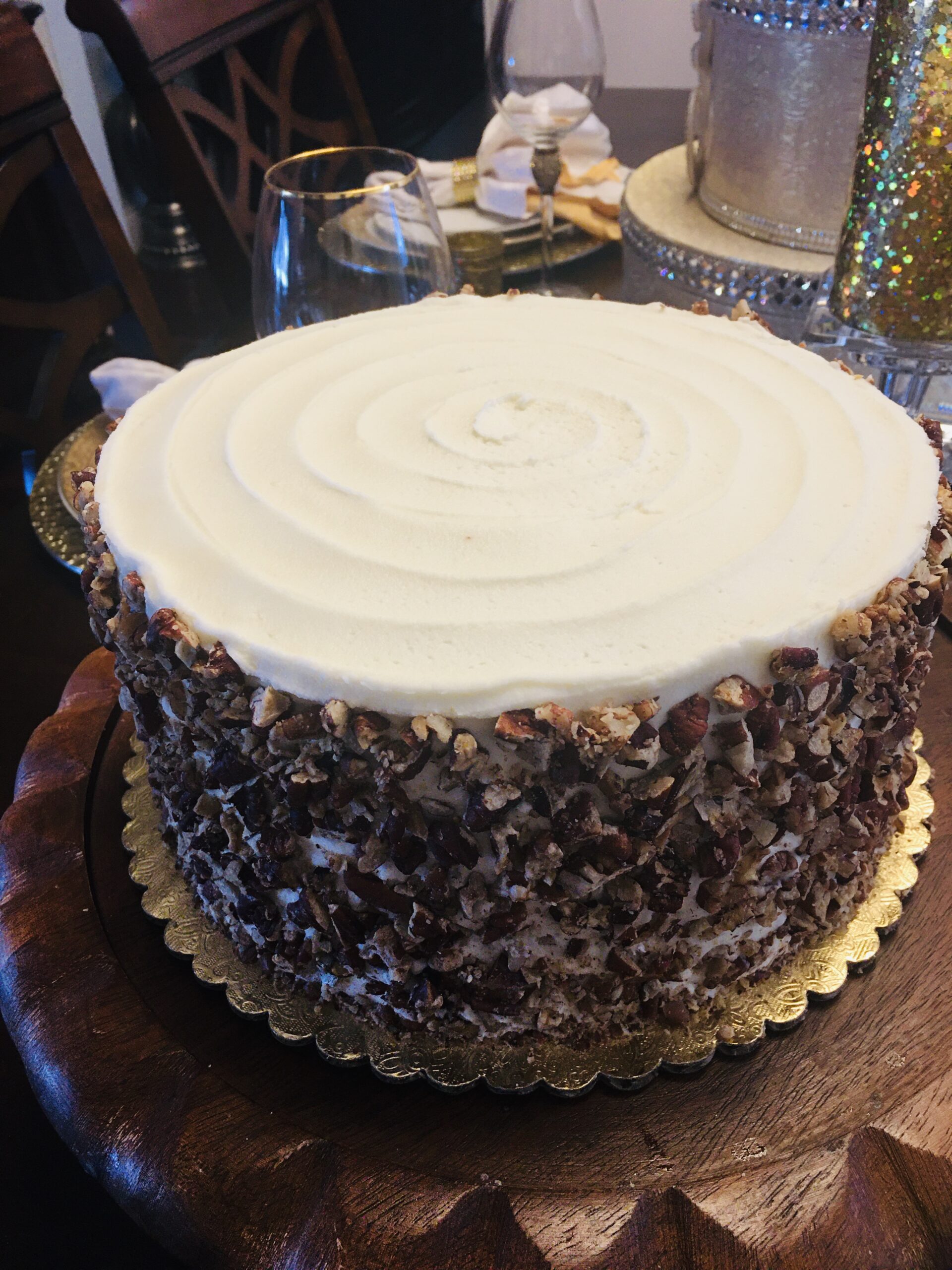 Carrot Cake with Cream Cheese Buttercream Frosting