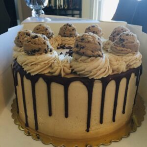 Chocolate Chip Cookie Dough with Cookie Dough Buttercream Frosting