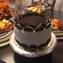 Oreo Cookies and Cream Cake with Oreo Buttercream Frosting