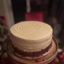 Red Velvet Cake with Cream Cheese Buttercream Frosting