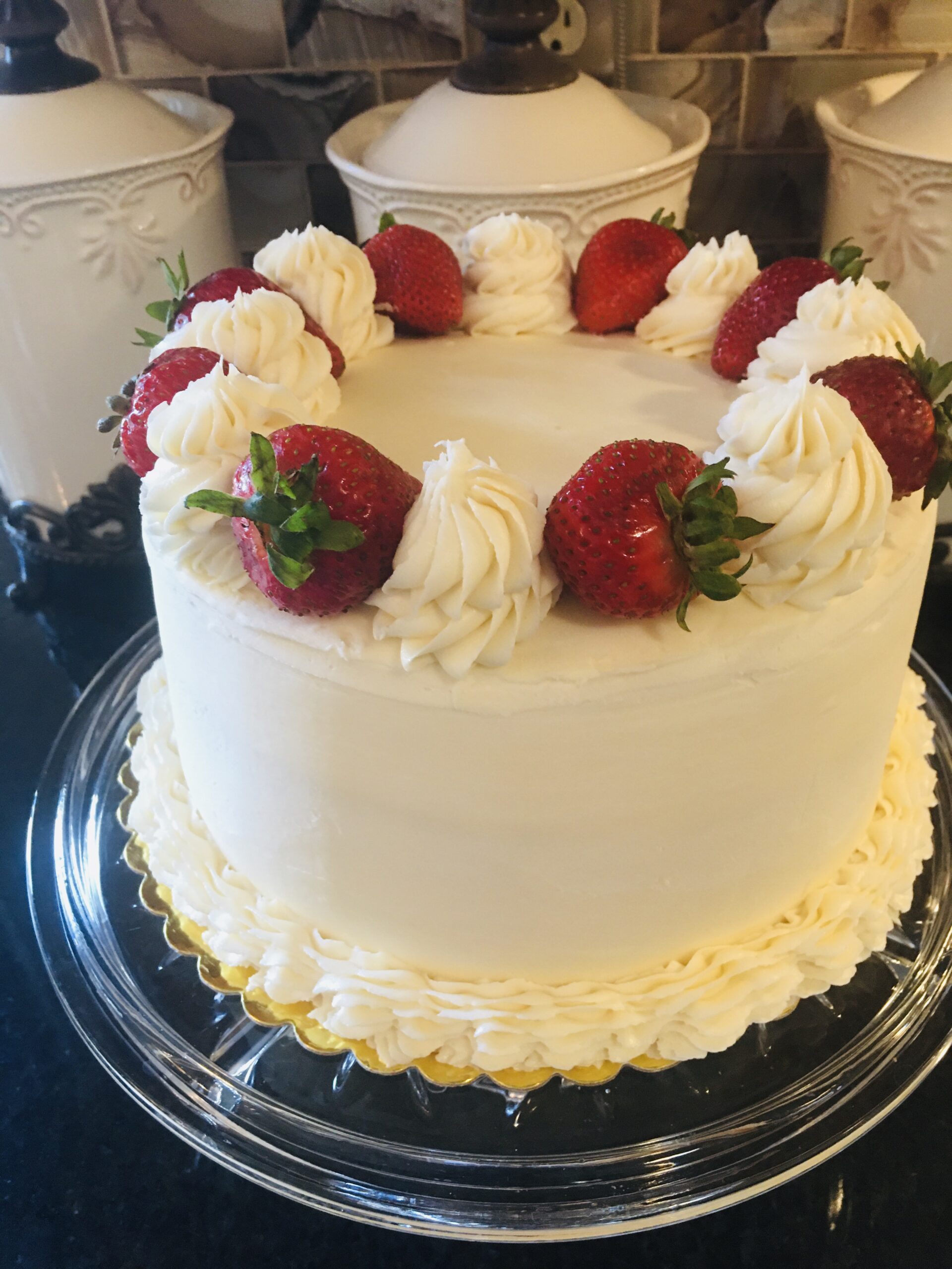 Strawberry Shortcake with Whip Cream
