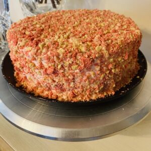 Strawberry Crunch Cake